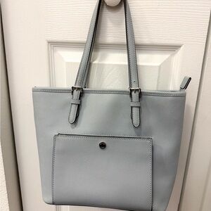 Michael Kors Blueish Gray Tote Bag